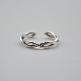 Vintage Layered Twisted Ring For Women